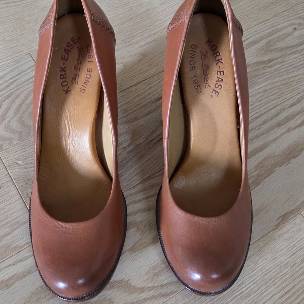 Kork-Ease Women's Brown Leather Heels